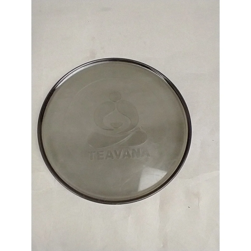 Teavana PerfecTea‎ 16 Oz Tea Maker Clear Black Brews 2 Cups Loose Leaf & Coaster